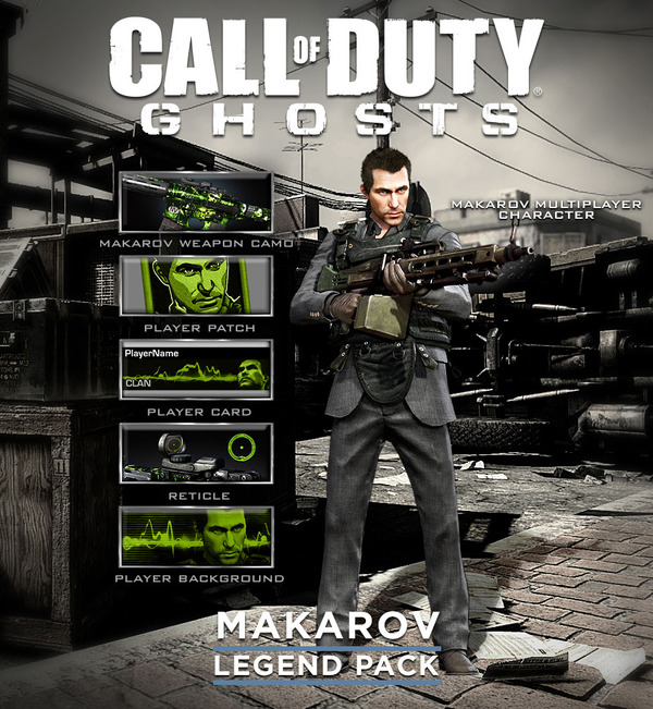 Call of Duty: Ghosts』の新MP用キャラクターDLCに宿敵「マカロフ」が ...