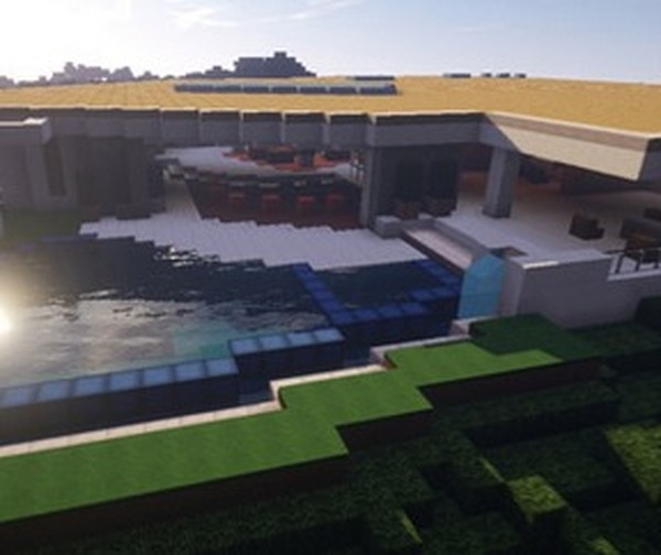 ノッチ氏の新居を Minecraft で再現 7000万ドルの豪邸をボクセルで制作した海外ユーザーが登場 1枚目の写真 画像 Game Spark 国内 海外ゲーム情報サイト