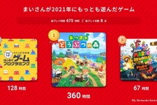 2021年の“スイッチ総プレイ履歴”をチェック！1年を振り返る「My Nintendo Switch History 2021」公開 画像