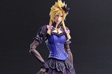 『FF7R』ドレス姿の「クラウド」がフィギュア化！フリルの質感や細部にまでこだわった、“骨太のおなご” 画像