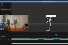 エントリー向け無料AIモーションキャプチャツール「Rokoko Video」が公開―動画から手軽にアニメーションを生成 画像
