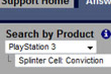 Ubisoft公式サイトにPS3版『Splinter Cell: Conviction』のヒントが？ 画像