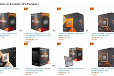 米AmazonのCPU売上ランキングでAMDトップ10を押さえる―「Ryzen 7 9800X3D」供給は当面アメリカ優先、トランプ氏当選による影響指摘の声も 画像