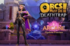 協力ACT『Orcs Must Die! Deathtrap』新キャラ「マスターガブリエラ」やステージ追加の無料アプデ「Arcane」映像公開―間もなく3月内に配信予定 画像