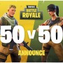 『Fortnite Battle Royale』50vs50の大規模対戦モードが期間限定で実装！