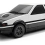 一般販売はじまる…「頭文字D」藤原とうふ店仕様AE86無線マウスで掟破りのデスク走りだ！！