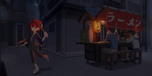 Steam『深夜のラーメン』7月24日リリース！『VA-11 Hall-A』『コーヒートーク』から着想を得たナラティブダイアログゲーム 画像