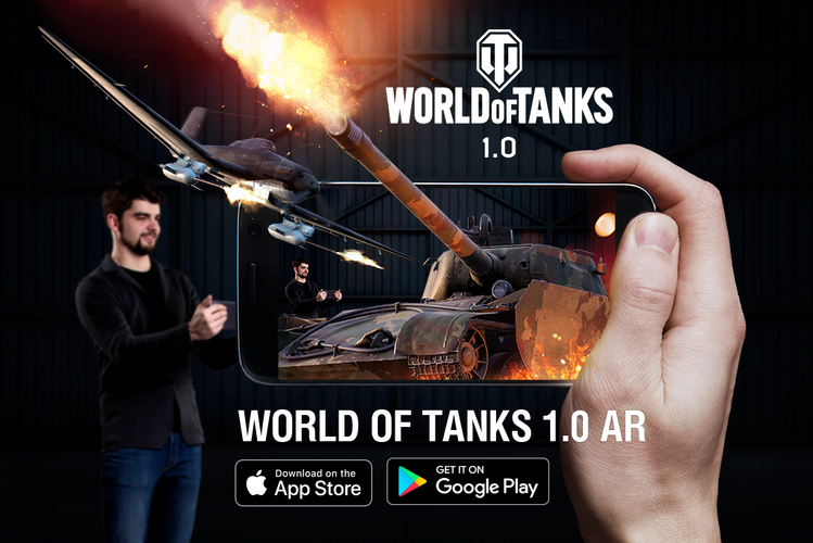 戦車を心ゆくまでARで愛でられる！「World of Tanks 1.0拡張現実AR体験」リリース