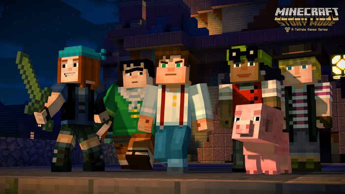 マイクラ新作『Minecraft: Story Mode』映像初公開―個性的な仲間達の冒険譚