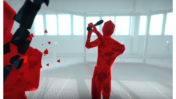 時間停止FPS『SUPERHOT』最新ゲームプレイ―武器投棄も戦略の1つだ