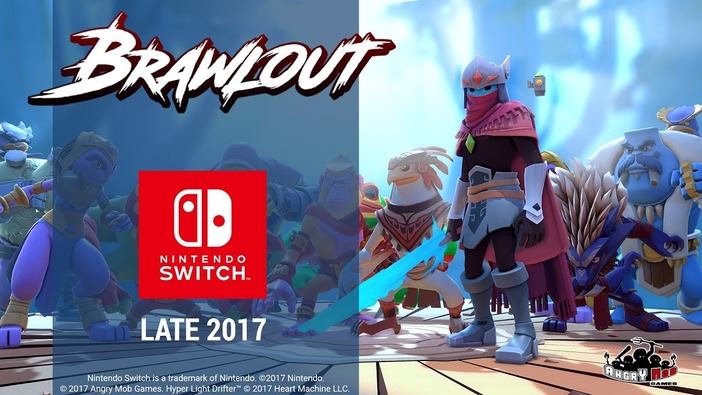 スマブラ風対戦ACT『BRAWLOUT』のスイッチ版が海外発表！―『Hyper Light Drifter』からの参戦も