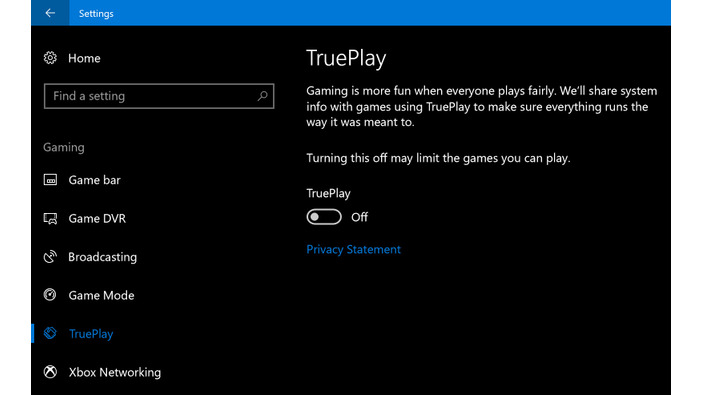 MS製アンチチートシステム「TruePlay」登場！―Windows10 Fall Creators Updateに搭載