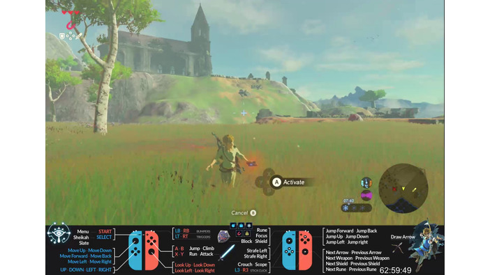 Twitchチャットコマンドで挑む『ゼルダの伝説BOTW』が放送中、プレイ63時間めで「始まりの台地」抜け出せず