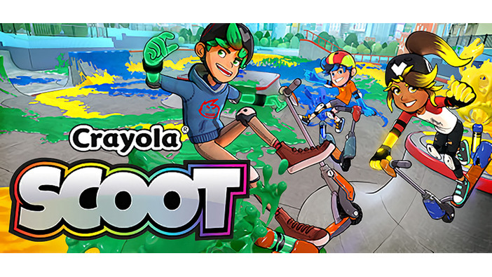 キックスケーターで世界を塗り替えろ！新作スポーツACT『Crayola Scoot』海外発売