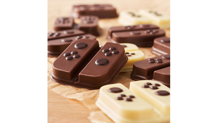 任天堂から“おいしいおすそわけ”！実物さながらにシェアできる「Joy-Con型のチョコレート」公開