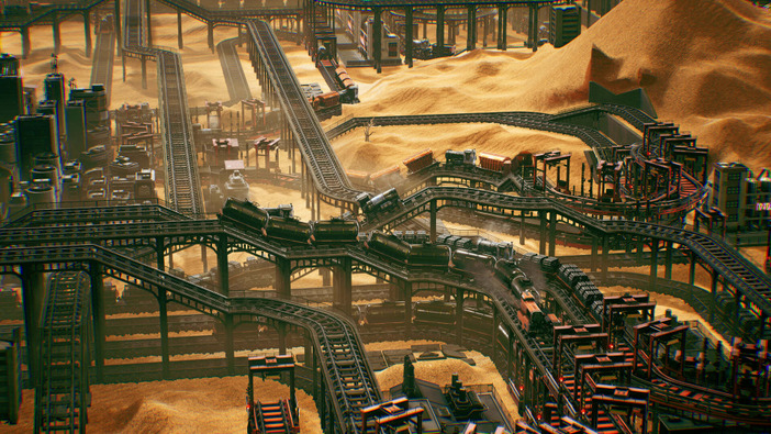地球外の惑星に鉄道輸送網を構築する『RAILGRADE』Steam/GOG版は2023年に配信予定