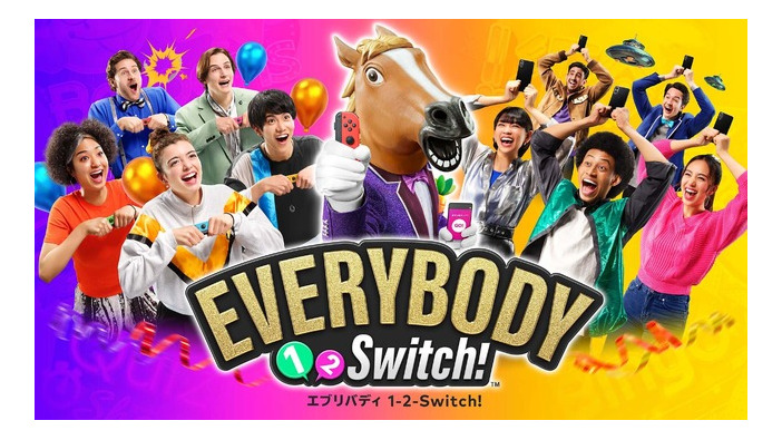 任天堂、驚異の100人プレイゲーム『エブリバディ 1-2-Switch!』動画公開　スマホをコントローラにできるパーティーエンタテインメント