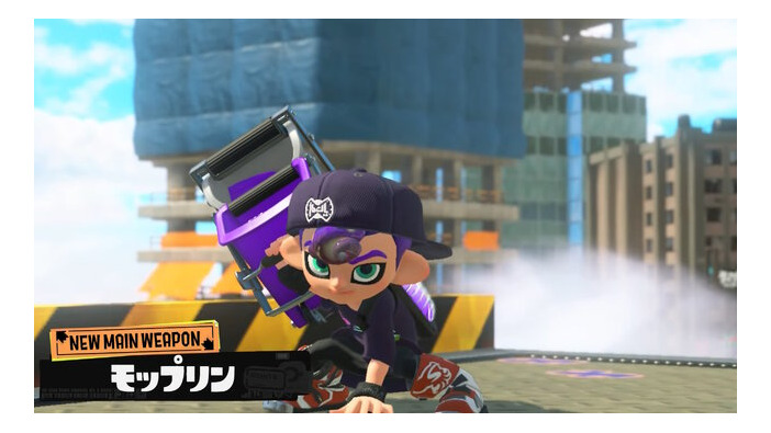 『スプラトゥーン3』追加ブキ「モップリン」は一振りで2つのインク発射する新スロッシャー！サブスぺはキューバンサメ