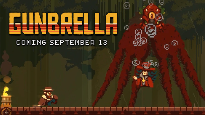 傘と銃が合体した武器で戦うノワールパンクACT『Gunbrella』配信日決定！