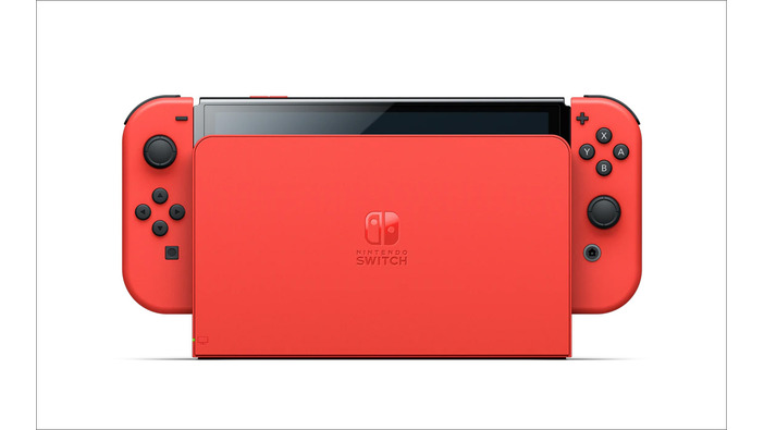 「Nintendo Switch（有機ELモデル） マリオレッド」10月6日発売―マリオやコインがさりげなくデザインされたモデルに