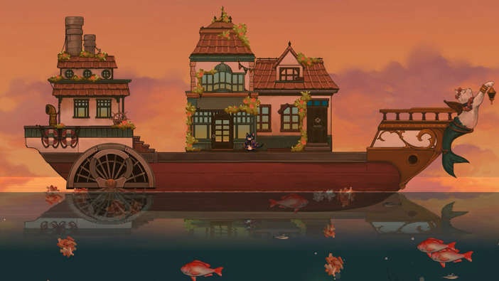 ネコ船長が海を巡る2D釣りADV『Captain Pawsome』Steam早期アクセス開始！自分の店の経営やギアのカスタマイズも