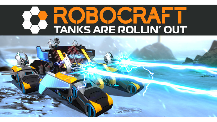 『Robocraft』大型アップデート「Tanks Are Rollin' Out!」実施、キャタピラや近接武器が登場