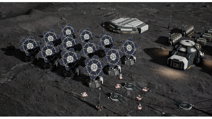 月面基地自動化シム『The Crust』現地時間7月15日早期アクセス開始！コロニーを拡張しながら資源を求めて月面調査