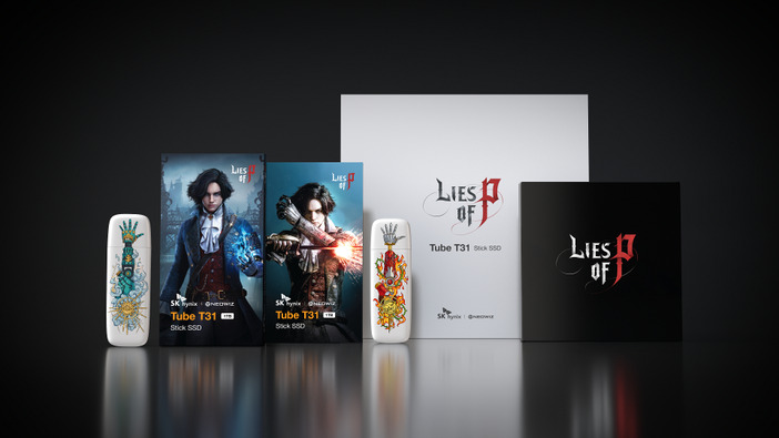 『Lies of P』特別デザインのUSBスティック型SSDが発売！NEOWIZとSKハイニックスによるコラボデザイン