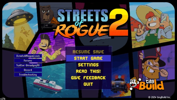 【Steam NEXTフェス特集】超自由なサンドボックス続編『Streets of Rogue 2』オープンワールド世界でプレイヤーの遊びの幅はさらに向上！建築や運転も楽しいぞ