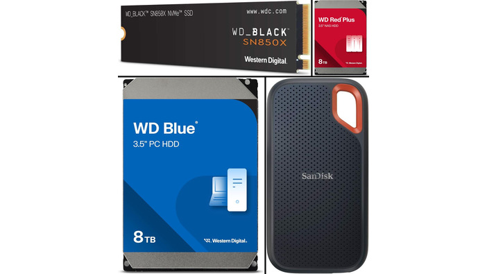 【Amazonブラックフライデー】WDのお買い得なSSD・HDDをピックアップ！人気のWD Blueや新製品がセールに