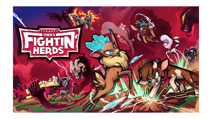 【PC版無料配布開始】簡単4ボタン操作の2D動物対戦格闘『Them's Fightin' Herds』Epic Gamesストアにて