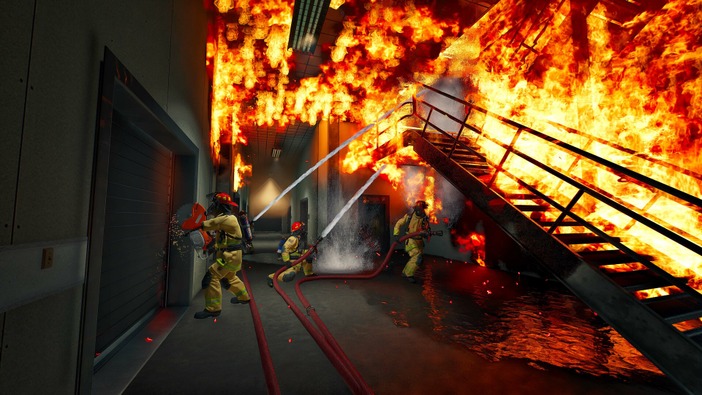 危険な火災に立ち向かう消防士シミュレーター『Firefighting Simulator: Ignite』発表！ 日本語対応で今秋発売