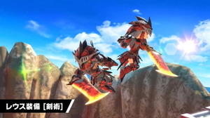 『スマブラSP』リオレウスを追って『モンハン』からハンター参戦！追加Miiコスチューム第9弾公開 画像