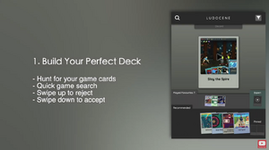 デッキ構築とマッチングアプリを組み合わせたまったく新しいゲーム紹介アプリ『Ludocene』クラウドファンディング実施中 画像