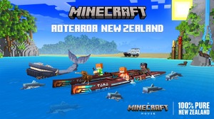 ニュージーランド政府観光局と『マイクラ』がコラボ！無料デジタル観光楽しめるDLC配信―映画版公開記念のロケ地連携施策 画像