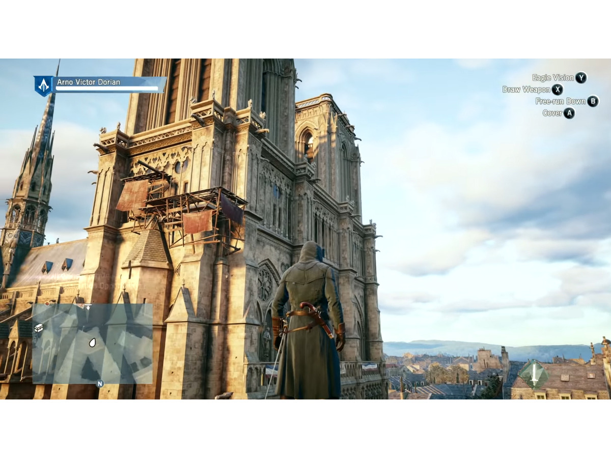 アサシンクリード が火災被害受けたノートルダム大聖堂再建に役立つ 過去にゲームに登場 Game Spark 国内 海外ゲーム情報サイト