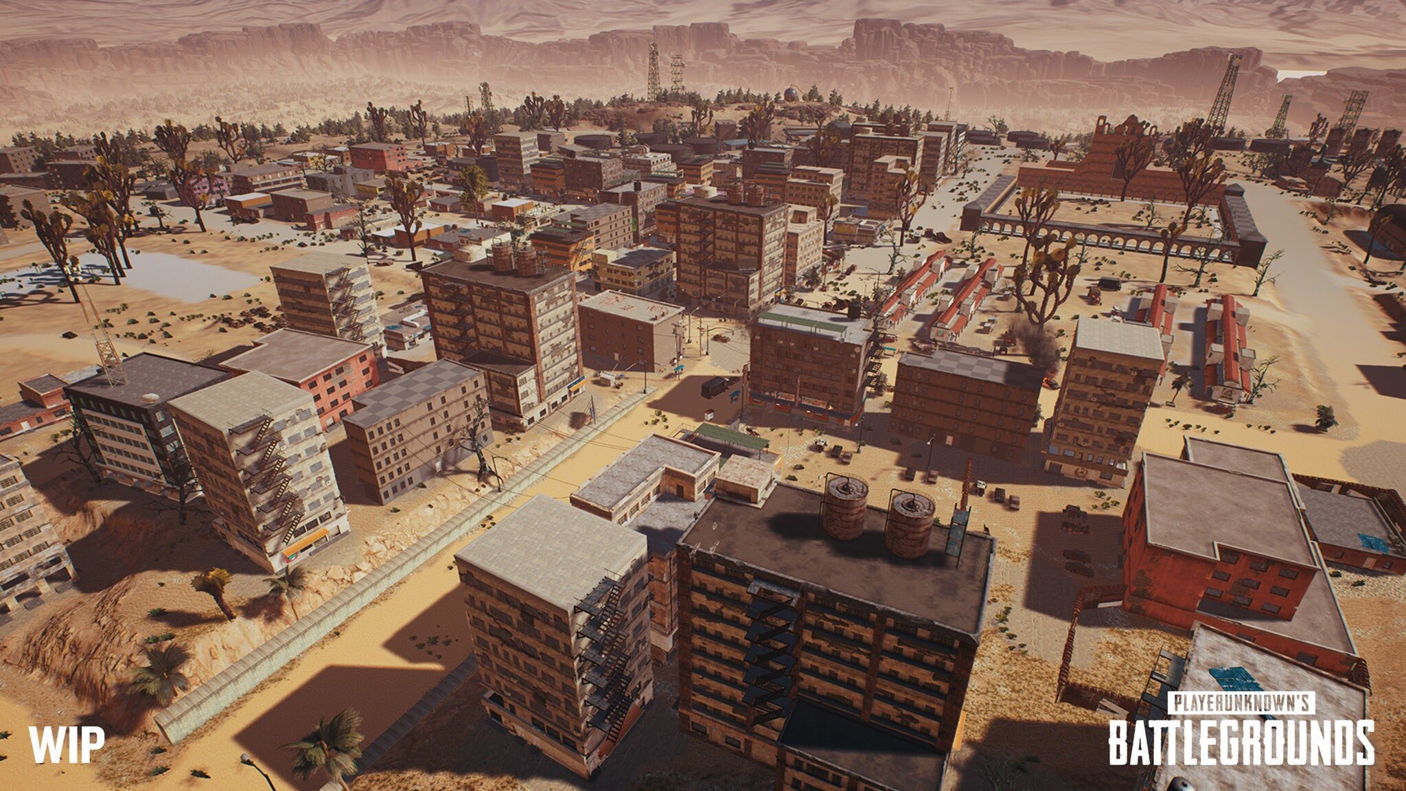 Gc 17 Pubg 砂漠マップの新イメージ ビルが立ち並ぶ都市部を披露 Game Spark 国内 海外ゲーム情報サイト