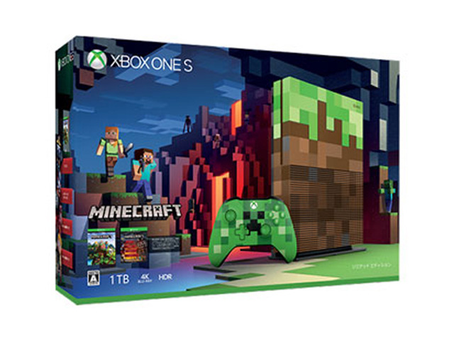 マインクラフト』デザインの数量限定版Xbox One Sが10月国内発売