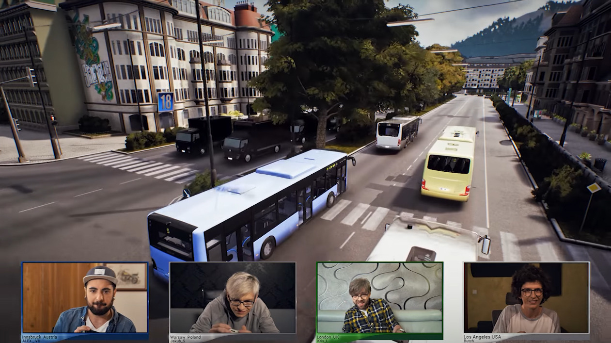 4人で楽しめる バス運転シム Bus Simulator 18 マルチプレイトレイラー Game Spark 国内 海外ゲーム情報サイト