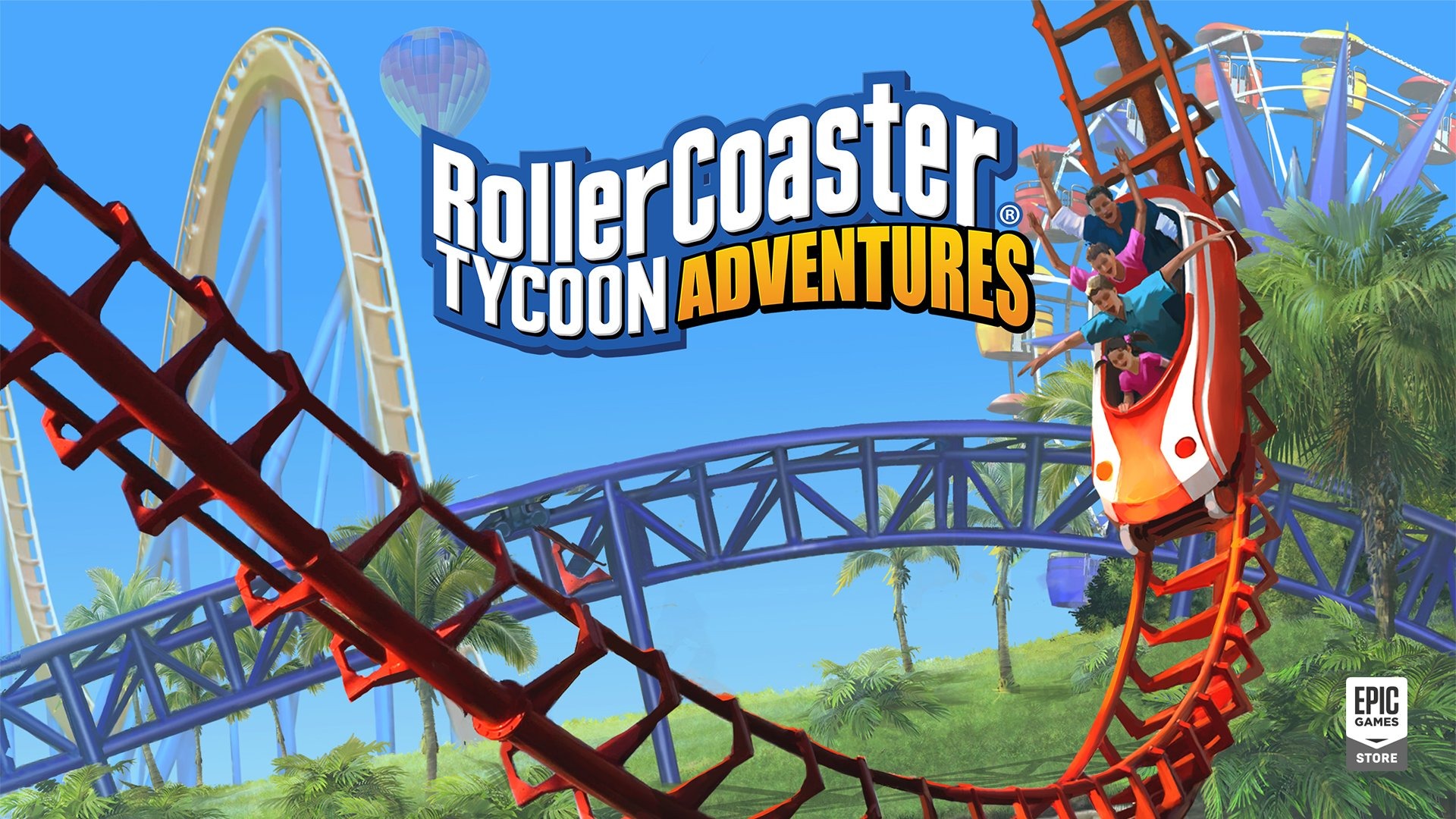 遊園地経営シム『RollerCoaster Tycoon Adventures』のPC版がEpic