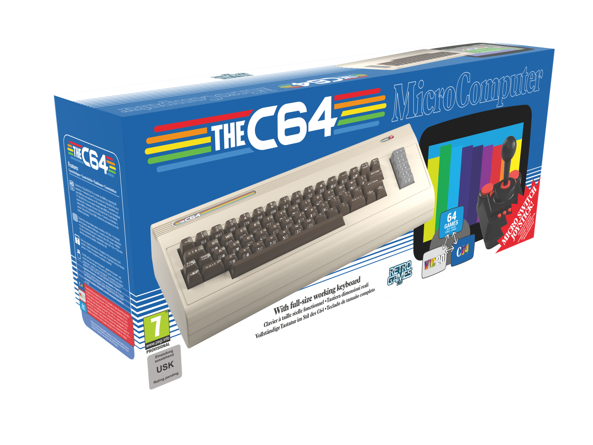 コモドール64復刻版「The C64」が海外で12月5日リリース決定！HD画質や 