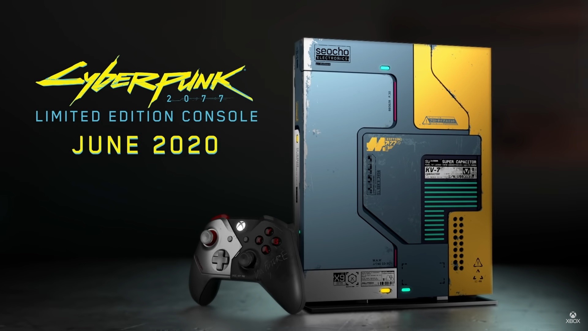 『サイバーパンク2077』仕様Xbox One X限定版、2020年6月発売 