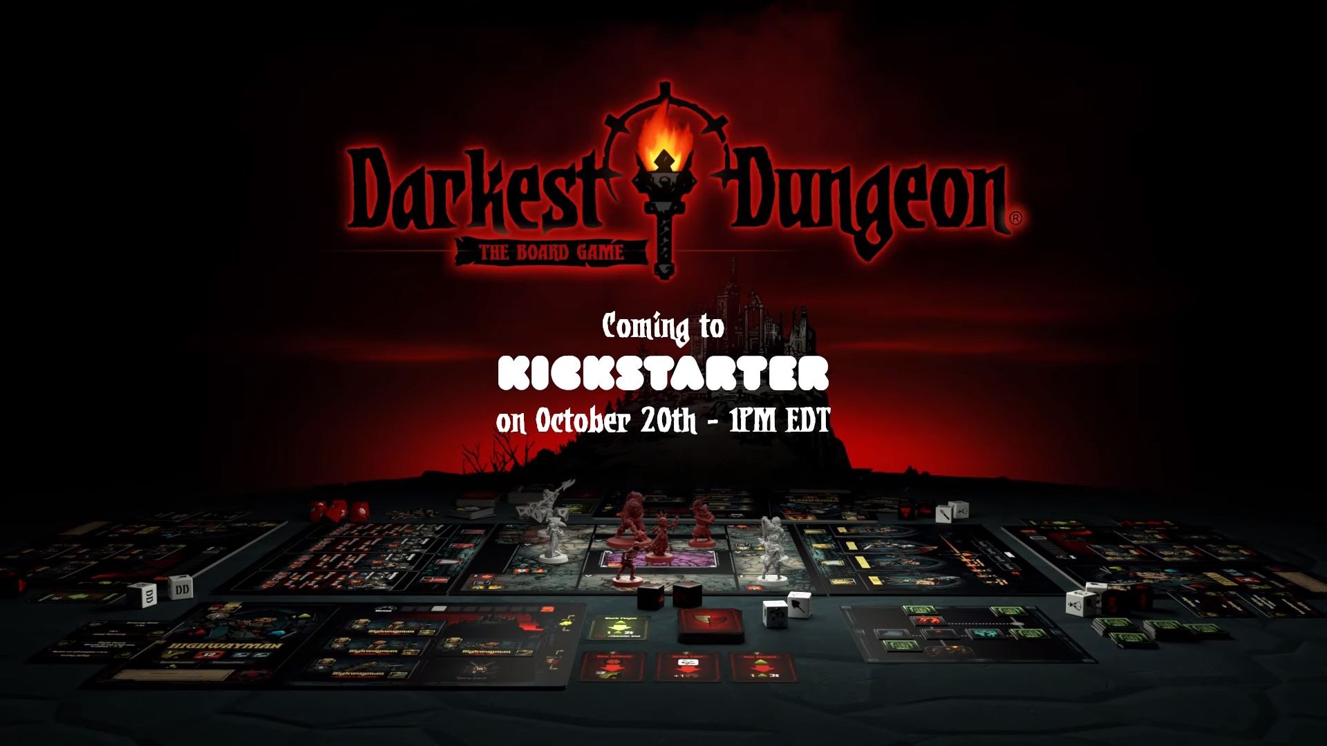 ボードゲーム版『Darkest Dungeon』のKickstarterがたった一日で100万