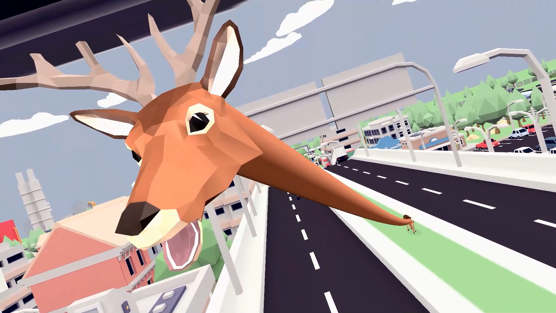ごく普通の鹿なのに Deeeer Simulator 発売直前に鹿がケツでビームを防ぐバグが見つかる Game Spark 国内 海外ゲーム情報サイト