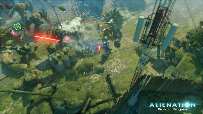 ド派手なエフェクトが光る『Alienation』プリアルファ版プレイ映像―『RESOGUN』開発元の新作