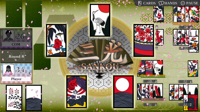 Steamで花札こいこい！『Koi-Koi Japan [Hanafuda playing cards]』近日配信開始