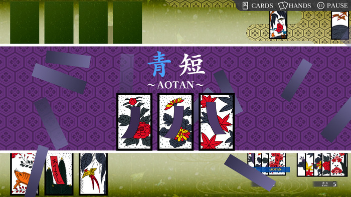 Steamで花札こいこい！『Koi-Koi Japan [Hanafuda playing cards]』近日配信開始