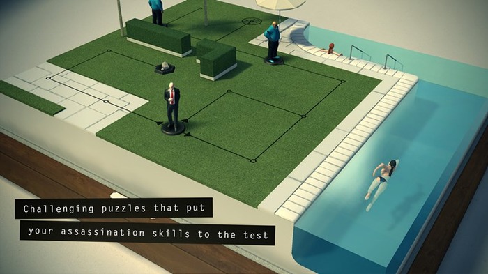 パズル版スピンオフ『Hitman GO』PC/Windows Phone向けにも配信