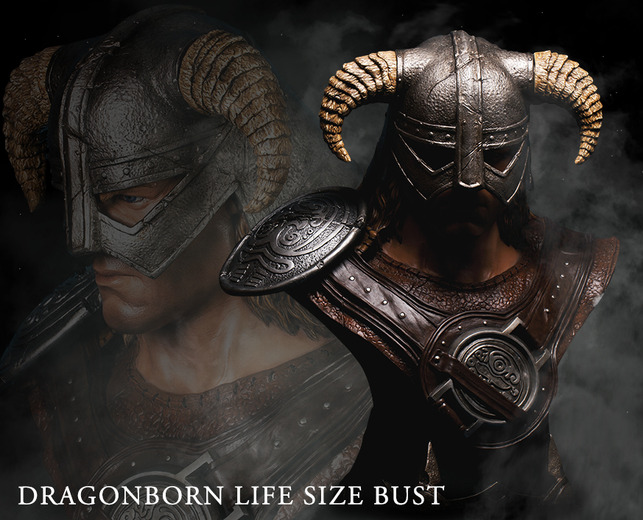 『TES V: Skyrim』ドラゴンボーンの超リアルな胸像登場！世界で600個限定販売