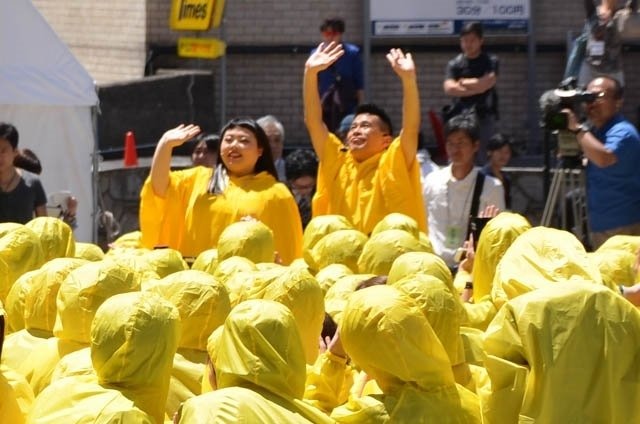 最多人数でつくった『パックマン』のイメージ、東京タワーでギネス記録達成